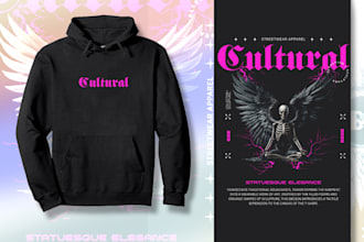 design modern streetwear for your clothing brand