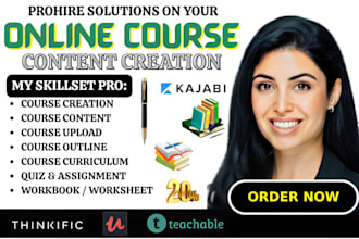 create medical ebook,online course content, teachable course and workbook design