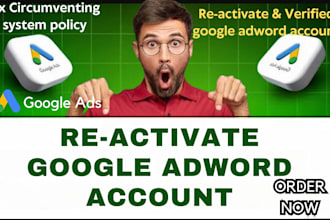 fix google ads suspension and circumventing system policy suspension