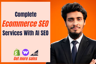 do shopify, woocommerce, bigcommerce SEO services as an ecommerce expert