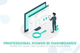 build a professional power bi dashboard for data analysis and business insights