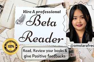 beta read critique your fantasy sci fi,  horror short story, romance thriller