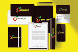 design a unique logo, visual identity and brand style guide