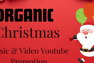 do organic youtube christmas music promotion, apple music promo