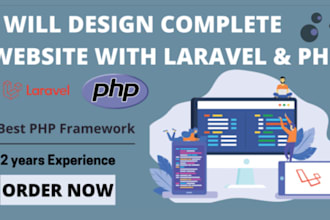 develop and install a PHP laravel web script for you