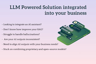 build llm ai model chatbot application, ai saas webapp rag ai social media bot