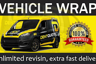 create van wrap design, car wrap design, truck wrap design, vehicle wrap