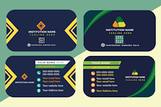do professional modern business card design