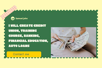 create credit union, training course, banking, financial education, auto loans