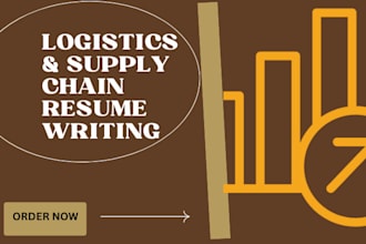write  logistics resume and CV writing for warehouse, procurement, supply chain