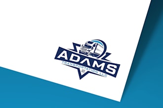 do a professional minimalist transport business logo design