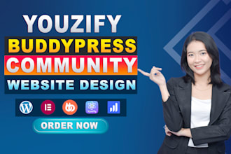 setup and customize youzify, buddypress, buddyboss