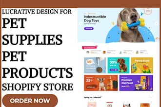 build a pet store pet website pet shopify store