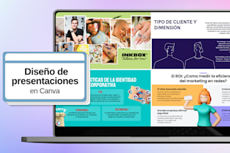 design a presentation in canva