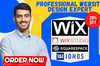 design wix website redesign wix update wix build wix studio website development