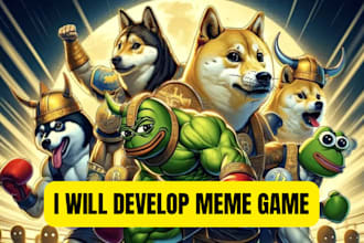develop crypto game, memecoin game, p2e game in unity
