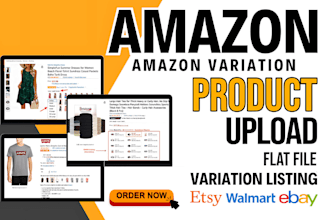 create or fix amazon variation listings product listings or parent child listing