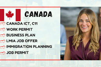 do lmia , work permit in canada, resume, business plan, t2 tax, c11