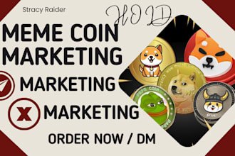 do memecoin telegram marketing, twitter marketing, x raiding pump sol memecoin