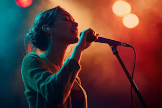 produce, sing your unforgettable christmas song love melodies, birthday songs