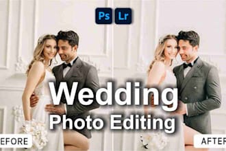 professional wedding photo editing, culling in lightroom