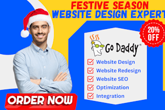 design godaddy website build godaddy airo redesign squarespace square site seo