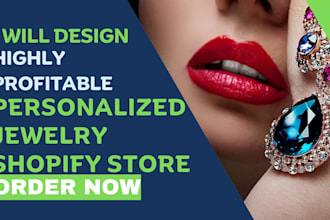 build a highly profitable jewelry website jewelry shopify store