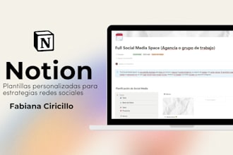 create a notion template for social media management