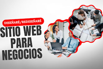 diseño and rediseño de sitios web para negocios y tiendas en línea