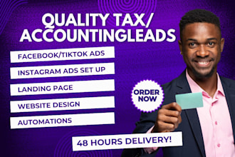 tax leads accounting leads finance bookeeping leads tax leads tax website