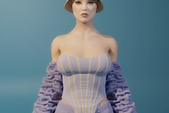 create 3d clothing, fashion garments based on your designs