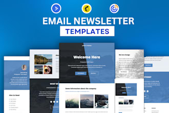 design mailchimp email newsletter constant contact convertkit kit email template