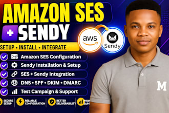 setup amazon ses and install sendy for email marketing