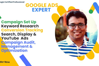 setup and audit your google ads PPC campaigns as SEM expert