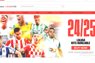 build amazing jersey shopify website sportwear, football jersey, leotards store