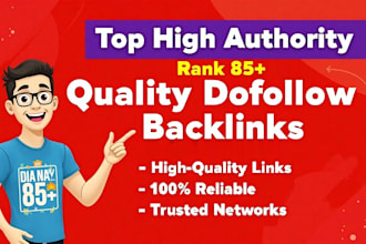 do da 90 high authority dofollow high quality SEO backlinks