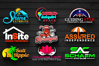 do HQ innovative 3d modern unique business logo design and redesign