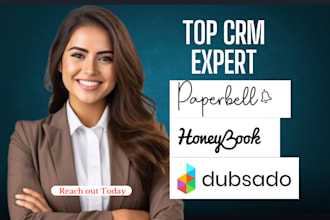 be your crm expert paperbell, setup dubsado, honeybook