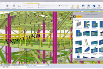 do structural design of steel, concrete or wood structures in tekla structure