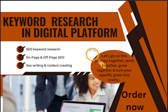 supply to applicable keyword research to extend website in market place