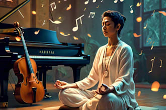 compose custom meditation and relaxing music for you