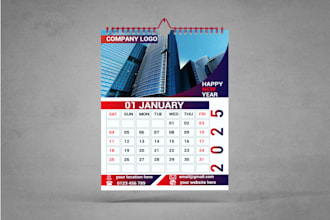 design wall calendar and desk calendar