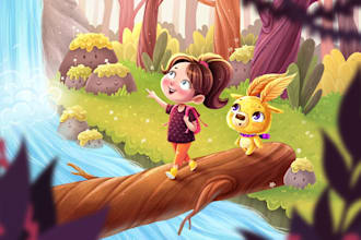 illustrate children story book illustration children story book illustration