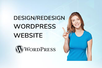 develop wordpress website design with responsive web design