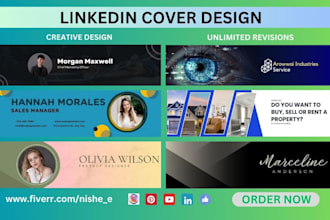 design a professional facebook or twitter cover, linkedin banner