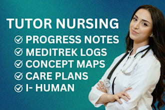 do ihuman ,concept maps, meditrek logs ,care plans ,and progressive notes