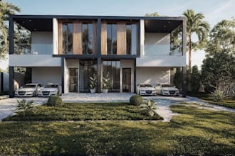 do architectural exterior ,interior design and rendering