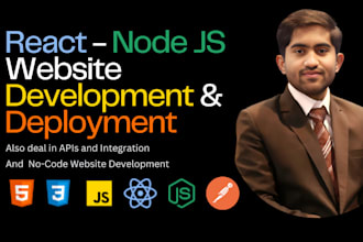 develop, deploy react node next js website on vercel github vps server netlify