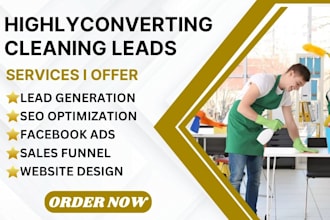 generate hvac leads cleaning service lead water damage landing page restoration