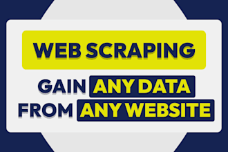 provide expert web scraping and data extraction services